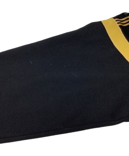 adidas（アディダス）adidas (アディダス) 80s デサント製 トラックジャケット テクノ ブラック×ゴールド サイズ:JASPO Sの古着・服飾アイテム