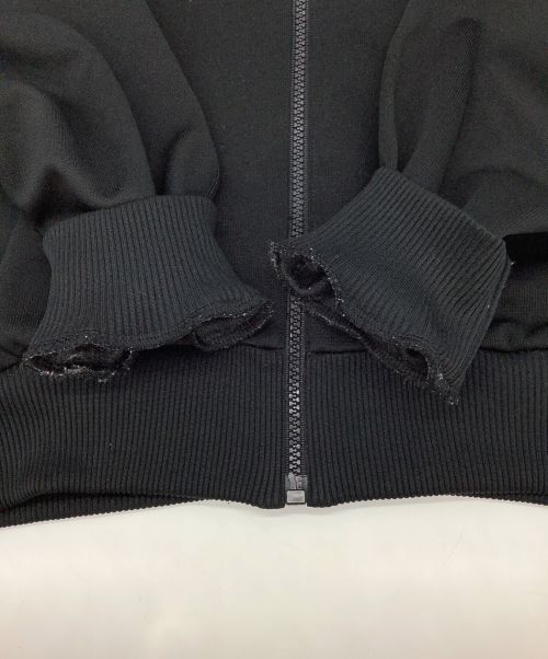 adidas（アディダス）adidas (アディダス) 80s デサント製 トラックジャケット テクノ ブラック×ゴールド サイズ:JASPO Sの古着・服飾アイテム