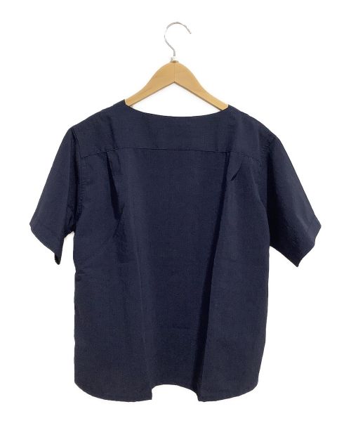 THE NORTHFACE PURPLELABEL（ザ・ノースフェイス パープルレーベル）THE NORTHFACE PURPLELABEL (ザ ノースフェイス パープルレーベル) THE NORTHFACE PURPLELABEL Vネックカットソー ネイビー サイズ:WSの古着・服飾アイテム