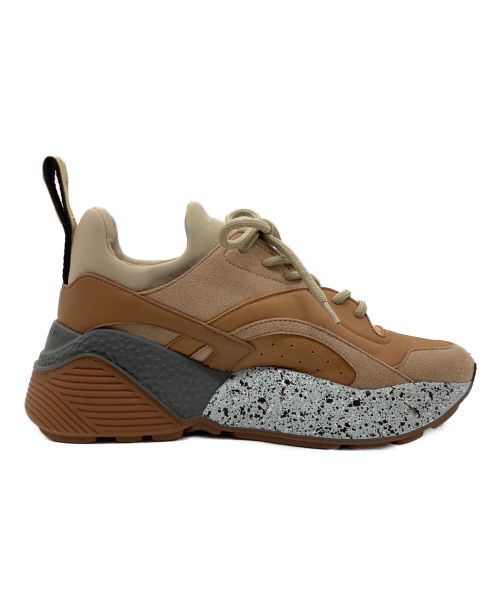 STELLA McCARTNEY（ステラマッカートニー）STELLA McCARTNEY (ステラマッカートニー) 厚底スニーカー ブラウン×グレー サイズ:35の古着・服飾アイテム