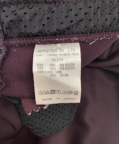 Needles（ニードルズ）Needles (ニードルス) Track Pant Poly Smooth ボルドー×ターコイズ サイズ:XSの古着・服飾アイテム