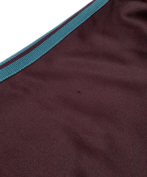 Needles（ニードルズ）Needles (ニードルス) Track Pant Poly Smooth ボルドー×ターコイズ サイズ:XSの古着・服飾アイテム