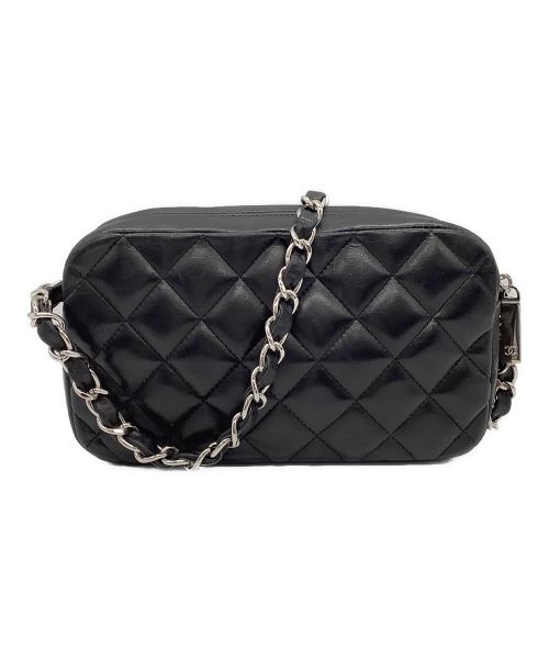 CHANEL（シャネル）CHANEL (シャネル) チェーンショルダーショルダーバッグ ブラックの古着・服飾アイテム