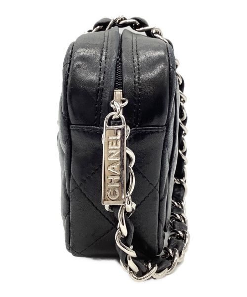 CHANEL（シャネル）CHANEL (シャネル) チェーンショルダーショルダーバッグ ブラックの古着・服飾アイテム