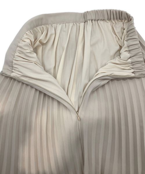 la belle etude（ラベルエチュード）la belle etude (ラベルエチュード) アロープリーツスカート ベージュ サイズ:FREEの古着・服飾アイテム