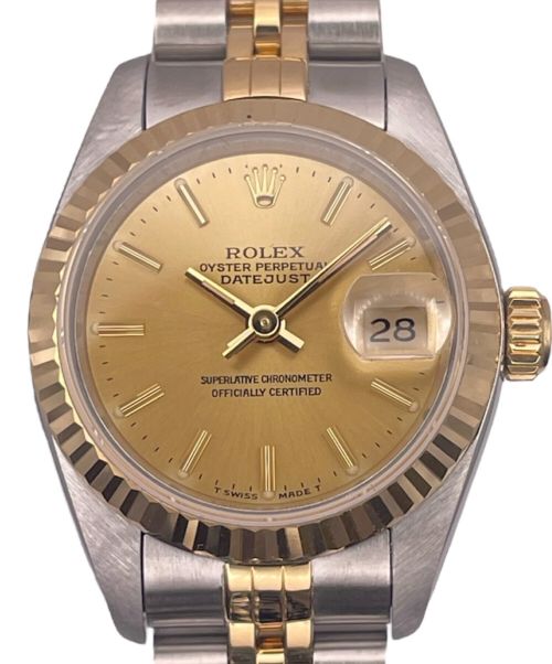 ROLEX（ロレックス）ROLEX (ロレックス) デイトジャスト シャンパン文字盤 サイズ:26mmの古着・服飾アイテム