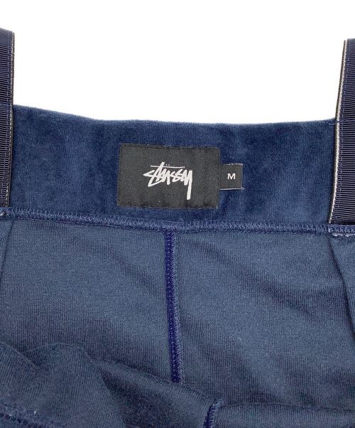stussy women（ステューシーウィメン）stussy women (ステューシーウィメン) ベロアサロペットパンツ パープル サイズ:Mの古着・服飾アイテム