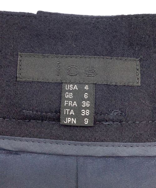 icB（アイシービー）icB (アイシービー) LightStretchTailoringパンツ ネイビー サイズ:9の古着・服飾アイテム