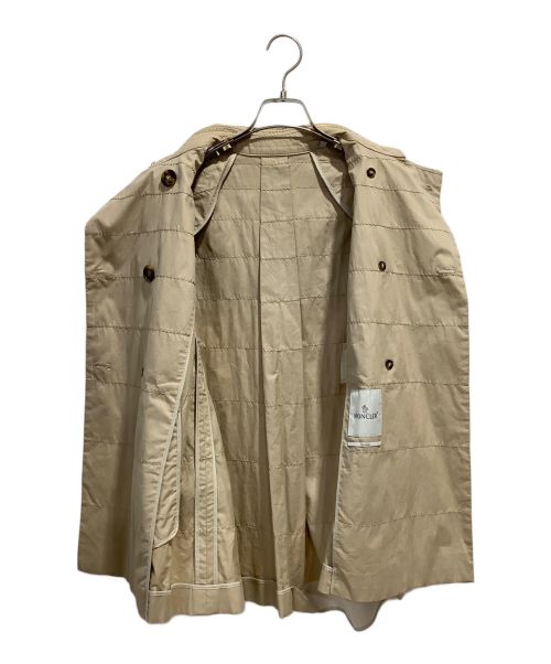 MONCLER（モンクレール）MONCLER (モンクレール) ショートトレンチコート ベージュの古着・服飾アイテム