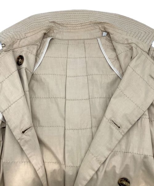 MONCLER（モンクレール）MONCLER (モンクレール) ショートトレンチコート ベージュの古着・服飾アイテム