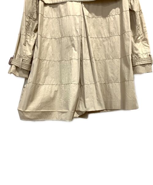 MONCLER（モンクレール）MONCLER (モンクレール) ショートトレンチコート ベージュの古着・服飾アイテム