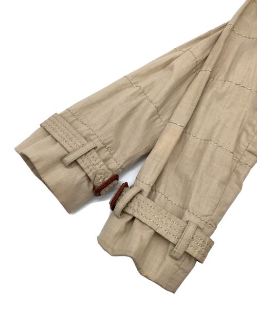 MONCLER（モンクレール）MONCLER (モンクレール) ショートトレンチコート ベージュの古着・服飾アイテム