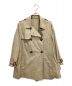 MONCLER（モンクレール）の古着「ショートトレンチコート」｜ベージュ