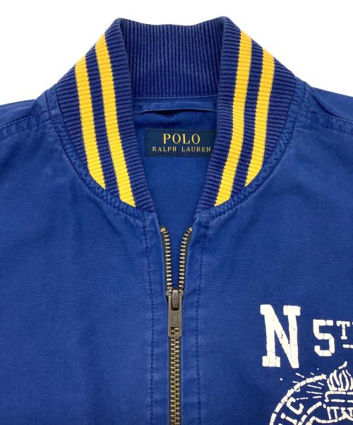 POLO RALPH LAUREN（ポロ・ラルフローレン）POLO RALPH LAUREN (ポロ・ラルフローレン) スタジャン ブルー サイズ:Mの古着・服飾アイテム