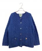 ARAN CRAFTSアランクラフト）の古着「アランニットカーディガン」｜ネイビー