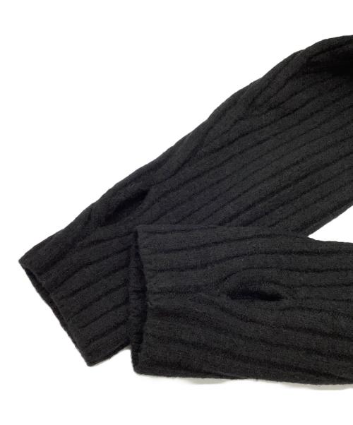 ROSSO（ロッソ）ROSSO (ロッソ) UR TECHリブニットロングワンピース ブラック サイズ:FREEの古着・服飾アイテム