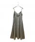 STUDIOUS (ステュディオス) ウェットサテンキャミソールワンピース シルバー サイズ:M：3000円