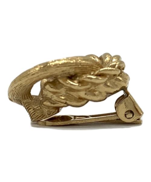 Christian Dior（クリスチャン ディオール）Christian Dior (クリスチャン ディオール) ロープイヤリング ゴールドカラーの古着・服飾アイテム