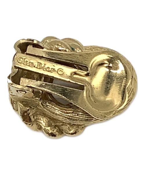 Christian Dior（クリスチャン ディオール）Christian Dior (クリスチャン ディオール) ロープイヤリング ゴールドカラーの古着・服飾アイテム