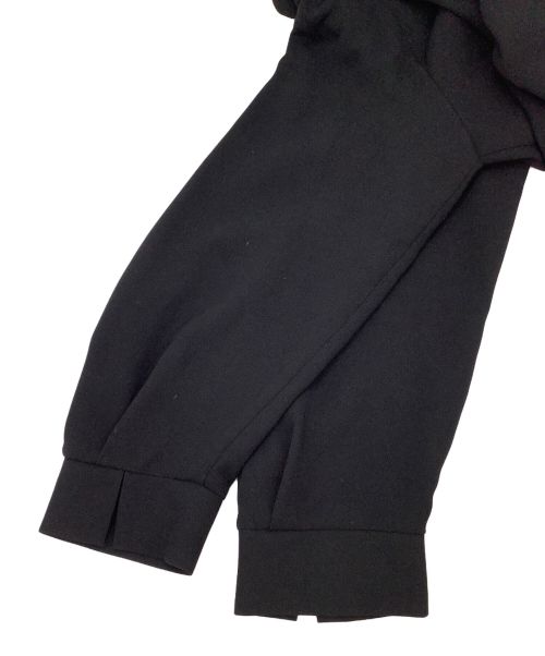 INDIVI（インディヴィ）INDIVI (インディヴィ) 【洗える】キーネックフレアワンピース ブラック サイズ:38の古着・服飾アイテム