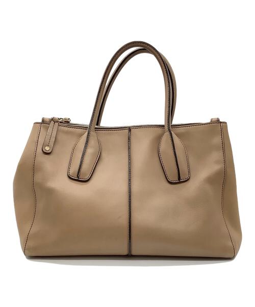 TOD'S（トッズ）TOD'S (トッズ) Dバッグ ベージュの古着・服飾アイテム
