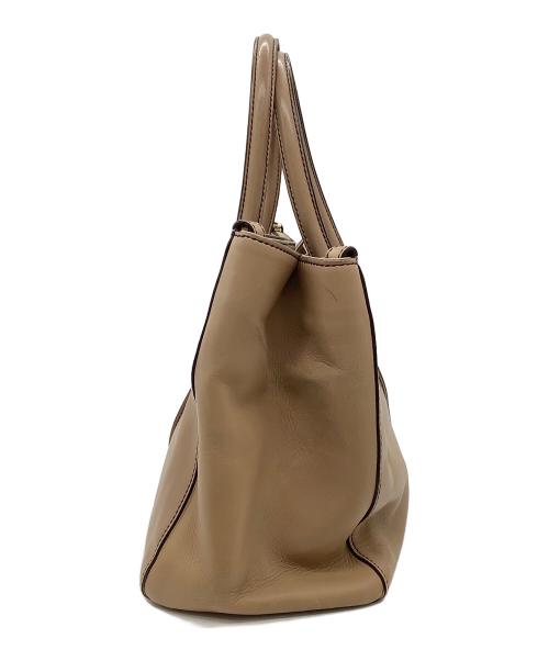 TOD'S（トッズ）TOD'S (トッズ) Dバッグ ベージュの古着・服飾アイテム