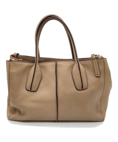 TOD'S（トッズ）TOD'S (トッズ) Dバッグ ベージュの古着・服飾アイテム