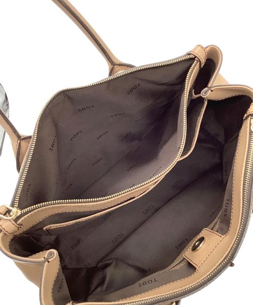 TOD'S（トッズ）TOD'S (トッズ) Dバッグ ベージュの古着・服飾アイテム