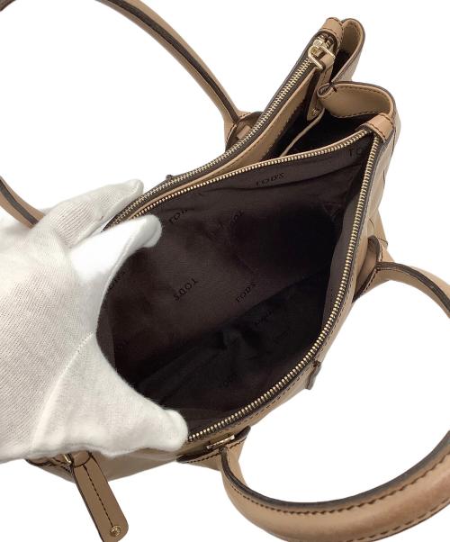 TOD'S（トッズ）TOD'S (トッズ) Dバッグ ベージュの古着・服飾アイテム