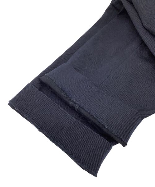 AURALEE（オーラリー）AURALEE (オーラリー) ウールモヘアギャバジンスラックス ネイビーの古着・服飾アイテム