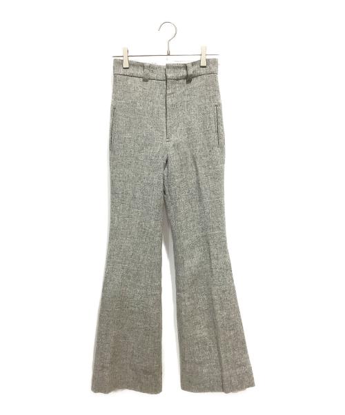 MADISON BLUE（マディソンブルー）MADISON BLUE (マディソンブルー) ウールフレアパンツ グレー サイズ:00の古着・服飾アイテム