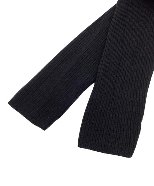 Spick and Span（スピックアンドスパン）Spick and Span (スピックアンドスパン) リブニットワンピース ブラック サイズ:FREEの古着・服飾アイテム