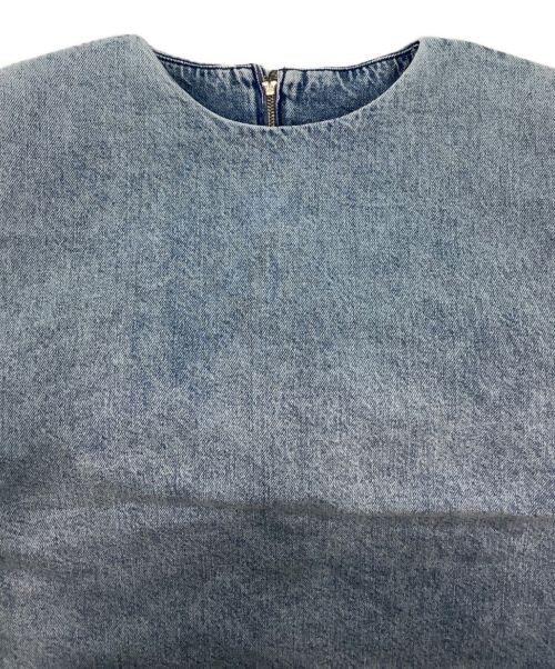 Whim Gazette（ウィムガゼット）Whim Gazette (ウィムガゼット) デニムブラウス インディゴ サイズ:FREEの古着・服飾アイテム
