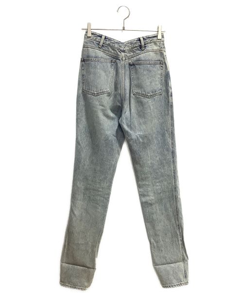 Whim Gazette（ウィムガゼット）Whim Gazette (ウィムガゼット) KYOKO HASEGAWA (京子長谷川) デニムパンツ インディゴ サイズ:27の古着・服飾アイテム