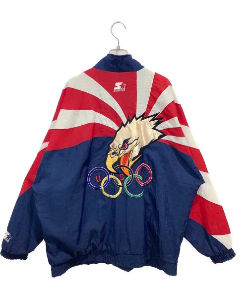 STARTER（スターター）STARTER (スターター) ナイロンジャケット アトランタ五輪 USA代表  ネイビー サイズ:Lの古着・服飾アイテム