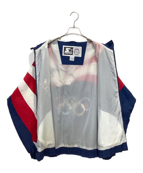 STARTER（スターター）STARTER (スターター) ナイロンジャケット アトランタ五輪 USA代表  ネイビー サイズ:Lの古着・服飾アイテム