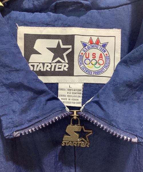 STARTER（スターター）STARTER (スターター) ナイロンジャケット アトランタ五輪 USA代表  ネイビー サイズ:Lの古着・服飾アイテム