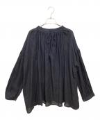 TUTIE.ツチエ）の古着「2WAYギャザーブラウス」｜ブラック