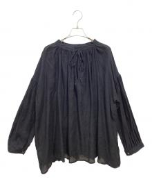 TUTIE.（ツチエ）の古着「2WAYギャザーブラウス」｜ブラック