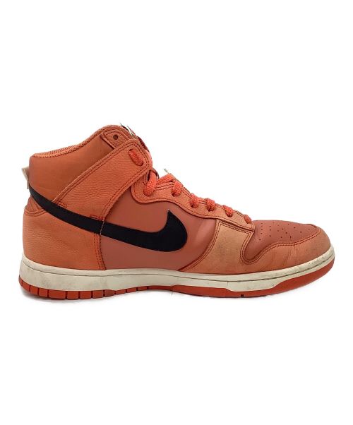 NIKE（ナイキ）NIKE (ナイキ) DUNK HI RETRO PRM EMB オレンジ サイズ:cm 28の古着・服飾アイテム