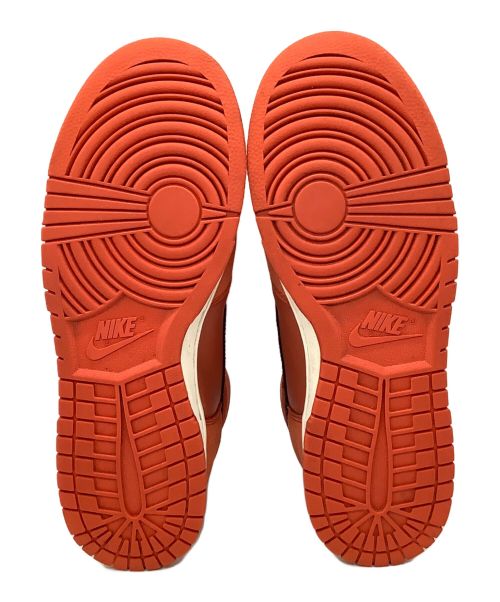 NIKE（ナイキ）NIKE (ナイキ) DUNK HI RETRO PRM EMB オレンジ サイズ:cm 28の古着・服飾アイテム