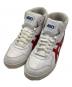asics（アシックス）の古着「ジャパンL 復刻モデル」｜ホワイト×レッド