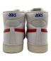 中古・古着 asics (アシックス) ジャパンL 復刻モデル ホワイト×レッド サイズ:26：6000円