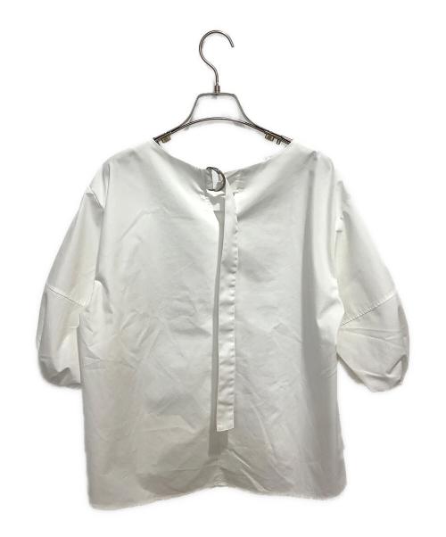 ELLIE（エリー）ELLIE (エリー) 半袖ブラウス ホワイト サイズ:Fの古着・服飾アイテム