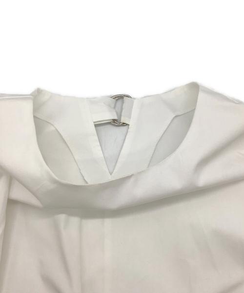 ELLIE（エリー）ELLIE (エリー) 半袖ブラウス ホワイト サイズ:Fの古着・服飾アイテム