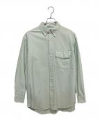 THE NORTHFACE PURPLELABELザ・ノースフェイス パープルレーベル）の古着「Cotton Polyester OX B.D. Shirt」｜グリーン