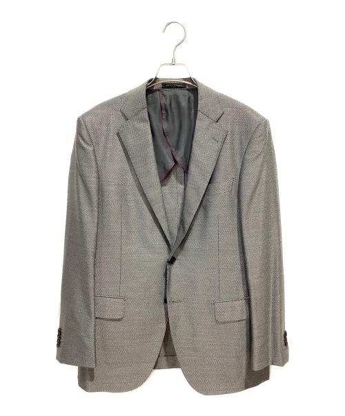 Hilton Time（ヒルトンタイム）Hilton Time (ヒルトンタイム) シルク混テーラードジャケット グレー サイズ:AB-5の古着・服飾アイテム