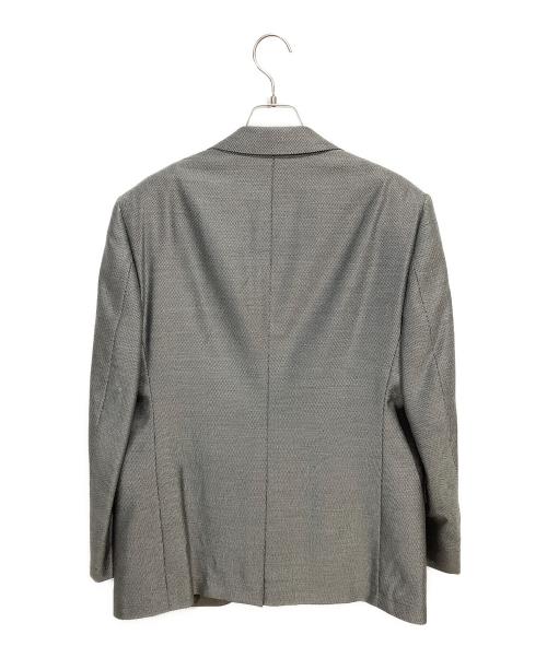 Hilton Time（ヒルトンタイム）Hilton Time (ヒルトンタイム) シルク混テーラードジャケット グレー サイズ:AB-5の古着・服飾アイテム