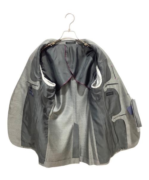 Hilton Time（ヒルトンタイム）Hilton Time (ヒルトンタイム) シルク混テーラードジャケット グレー サイズ:AB-5の古着・服飾アイテム