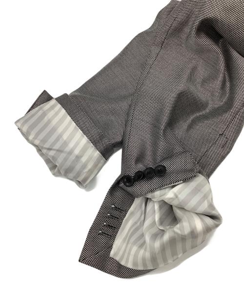 Hilton Time（ヒルトンタイム）Hilton Time (ヒルトンタイム) シルク混テーラードジャケット グレー サイズ:AB-5の古着・服飾アイテム